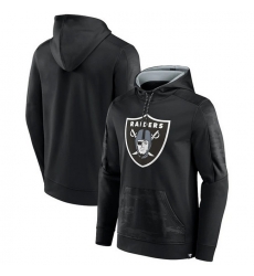 Men Las Vegas Raiders Black On The Ball Pullover Hoodie Men Las Vegas Raiders Black On The Ball Pullover Hoodie