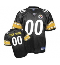Pittsburgh Steelers Customized Jerseys black Pittsburgh Steelers Customized Jerseys black