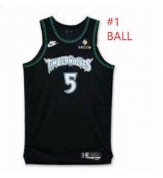 lamelo Ball#1 like garnett Jersey Black lamelo Ball#1 like garnett Jersey Black