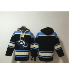 Men Utah Mammoth Blank Black Blue Ageless Must Have Lace Up Pullover Hoodie