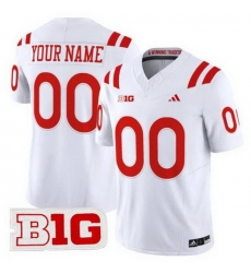 Men Nebraska Cornhuskers ACTIVE PLAYER Custom White 2026 F U S E  Vapor Limited Stitched Football Jersey