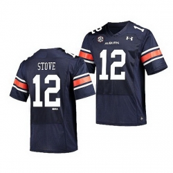 Auburn Tigers Eli Stove Navy Replica Men'S Jersey