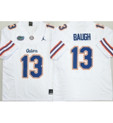 Men Florida Gators 13 Jadan Baugh White 2026 F U S E Stitched Jersey Men Florida Gators 13 Jadan Baugh White 2026 F U S E Stitched Jersey