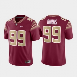 Men Florida State Seminoles Brian Burns 99 Garnet Alumni Football Game Jersey