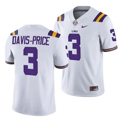 Lsu Tigers Tyrion Davis Price White College Football Men Jersey