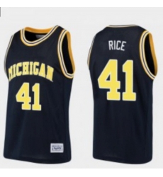 Men Glen Rice #41 Michigan Wolverines NCAA Jersey Men Glen Rice #41 Michigan Wolverines NCAA Jersey