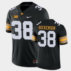 Men Iowa Hawkeyes T.J. Hockenson Game Black College Football Jersey