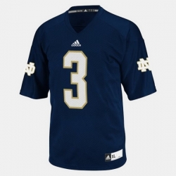 Men Notre Dame Fighting Irish Joe Montana College Football Blue Jersey