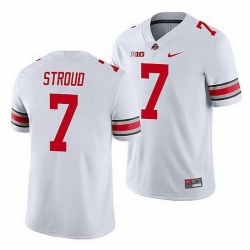 Ohio State Buckeyes C.J. Stroud White Game Men'S Jersey Ohio State Buckeyes C.J. Stroud White Game Men'S Jersey