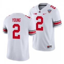 Ohio State Buckeyes Chase Young White 2021 Sugar Bowl College Football Jersey Ohio State Buckeyes Chase Young White 2021 Sugar Bowl College Football Jersey