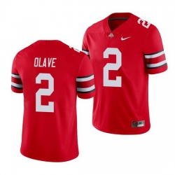Ohio State Buckeyes Chris Olave Scarlet Game Men'S Jersey Ohio State Buckeyes Chris Olave Scarlet Game Men'S Jersey