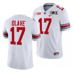 Ohio State Buckeyes Chris Olave White 2021 Sugar Bowl Champions College Football Playoff College Football Playoff Jersey 0 Ohio State Buckeyes Chris Olave White 2021 Sugar Bowl Champions College Football Playoff College Football Playoff Jersey 0