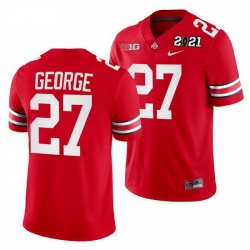 Ohio State Buckeyes Eddie George Scarlet 2021 Sugar Bowl Champions College Football Playoff College Football Playoff Jersey Ohio State Buckeyes Eddie George Scarlet 2021 Sugar Bowl Champions College Football Playoff College Football Playoff Jersey