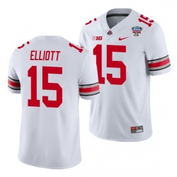 Ohio State Buckeyes Ezekiel Elliott White 2021 Sugar Bowl College Football Jersey Ohio State Buckeyes Ezekiel Elliott White 2021 Sugar Bowl College Football Jersey