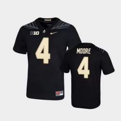 Men Purdue Boilermakers Rondale Moore Game Football Black Jersey