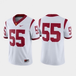 Men Usc Trojans 55 White Game College Football Jersey