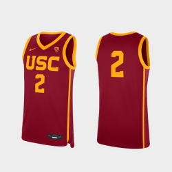 Men Usc Trojans Cardinal Replica College Basketball Jersey