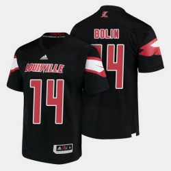 Louisville Cardinals Kyle Bolin College Football Black Jersey