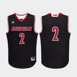 Men Louisville Cardinals Black Replica College Basketball Adidas Jersey 0A