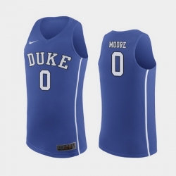 Duke Blue Devils Wendell Moore Royal Replica Men'S Jersey