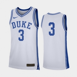 Duke Blue Devils White Replica Men'S Jersey