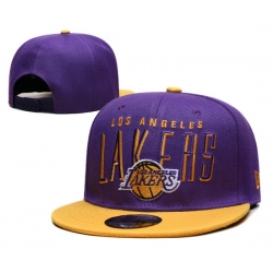 Los Angeles Lakers Snapback Cap 011