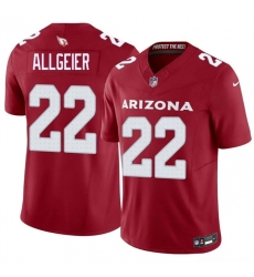 Men Arizona Cardinals 22 Tyler Allgeier Red 2026 F U S E Vapor Untouchable Limited Stitched Jersey Men Arizona Cardinals 22 Tyler Allgeier Red 2026 F U S E Vapor Untouchable Limited Stitched Jersey