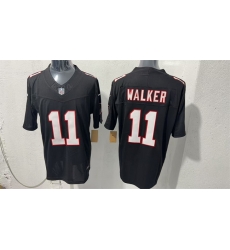 Men Atlanta Falcons  11 Jalon Walker Black F U S E  Vapor Untouchable Limited Stitched Football Jersey