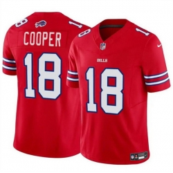 Men Buffalo Bills 18 Amari Cooper Red 2024 F U S E Vapor Untouchable Limited Stitched Football Jersey