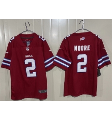 Men Buffalo Bills 2 D J Moore Red 2026 Vapor Untouchable Limited Stitched Football Jersey Men Buffalo Bills 2 D J Moore Red 2026 Vapor Untouchable Limited Stitched Football Jersey
