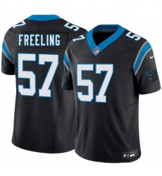 Men Carolina Panthers 57 Monroe Freeling Black 2026 Draft F U S E Vapor Limited Stitched Football Jersey Men Carolina Panthers 57 Monroe Freeling Black 2026 Draft F U S E Vapor Limited Stitched Football Jersey