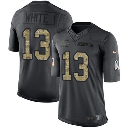 Nike Bears #13 Kevin White Black Youth Stitched NFL Limited 2016 Salute to Service Jersey Nike Bears #13 Kevin White Black Youth Stitched NFL Limited 2016 Salute to Service Jersey