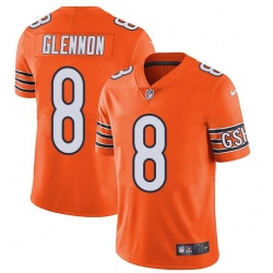 Nike Bears #8 Mike Glennon Orange Youth Stitched NFL Limited Rush Jersey Nike Bears #8 Mike Glennon Orange Youth Stitched NFL Limited Rush Jersey