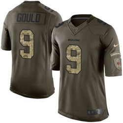Nike Bears #9 Robbie Gould Green Youth Stitched NFL Limited Salute to Service Jersey Nike Bears #9 Robbie Gould Green Youth Stitched NFL Limited Salute to Service Jersey