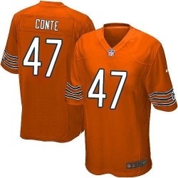 Nike NFL Chicago Bears #47 Chris Conte Orange Youth Limited Alternate Jersey Nike NFL Chicago Bears #47 Chris Conte Orange Youth Limited Alternate Jersey
