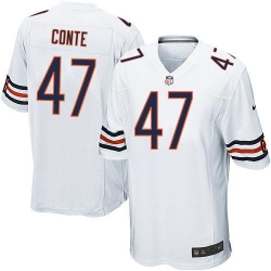 Nike NFL Chicago Bears #47 Chris Conte White Youth Elite Road Jersey Nike NFL Chicago Bears #47 Chris Conte White Youth Elite Road Jersey