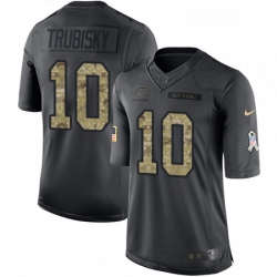 Youth Nike Chicago Bears 10 Mitchell Trubisky Limited Black 2016 Salute to Service NFL Jersey Youth Nike Chicago Bears 10 Mitchell Trubisky Limited Black 2016 Salute to Service NFL Jersey