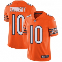 Youth Nike Chicago Bears 10 Mitchell Trubisky Limited Orange Rush Vapor Untouchable NFL Jersey Youth Nike Chicago Bears 10 Mitchell Trubisky Limited Orange Rush Vapor Untouchable NFL Jersey