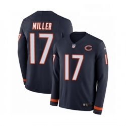 Youth Nike Chicago Bears 17 Anthony Miller Limited Navy Blue Therma Long Sleeve NFL Jersey Youth Nike Chicago Bears 17 Anthony Miller Limited Navy Blue Therma Long Sleeve NFL Jersey