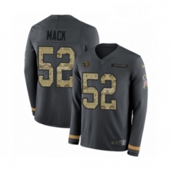 Youth Nike Chicago Bears 52 Khalil Mack Limited Black Salute to Service Therma Long Sleeve NFL Jersey Youth Nike Chicago Bears 52 Khalil Mack Limited Black Salute to Service Therma Long Sleeve NFL Jersey