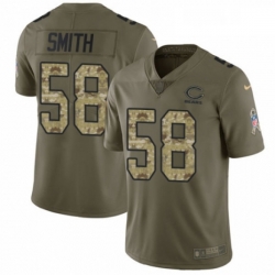 Youth Nike Chicago Bears 58 Roquan Smith Limited Olive Camo 2017 Salute to Service NFL Jersey Youth Nike Chicago Bears 58 Roquan Smith Limited Olive Camo 2017 Salute to Service NFL Jersey
