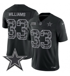 Men Dallas Cowboys 33 Javonte Williams Black F U S E 2026 Salute to Service Limited Stitched Football Jersey Men Dallas Cowboys 33 Javonte Williams Black F U S E 2026 Salute to Service Limited Stitched Football Jersey