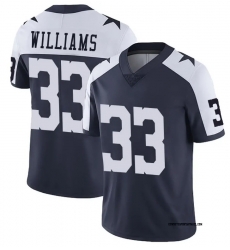 Men Dallas Cowboys 33 Javonte Williams Navy Blue Thanksgiven Limited Stitched Football Jersey Men Dallas Cowboys 33 Javonte Williams Navy Blue Thanksgiven Limited Stitched Football Jersey