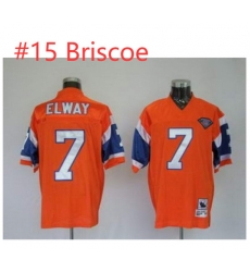 Denver Broncos Marlin Briscoe #15 Orange Throwback Stitched Jerseys Denver Broncos Marlin Briscoe #15 Orange Throwback Stitched Jerseys