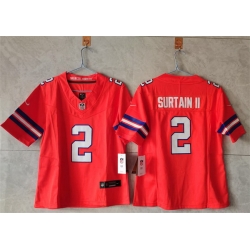 Women Denver Broncos 2 Pat Surtain II Orange 2024 Throwback F U S E Throwback Stitched Jersey  Women Denver Broncos 2 Pat Surtain II Orange 2024 Throwback F U S E Throwback Stitched Jersey