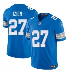 Men Detroit Lions 27 Christian Izien Blue 2026 F U S E Vapor Limited Stitched Jersey Men Detroit Lions 27 Christian Izien Blue 2026 F U S E Vapor Limited Stitched Jersey
