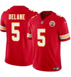 Men Kansas City Chiefs 5 Mansoor Delane Red 2026 Draft F U S E Vapor Untouchable Limited Stitched Football Jersey Men Kansas City Chiefs 5 Mansoor Delane Red 2026 Draft F U S E Vapor Untouchable Limited Stitched Football Jersey