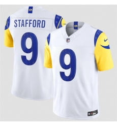 Men Los Angeles Rams 9 Matthew Stafford White 2026 F U S E Vapor Limited Stitched Football Jersey Men Los Angeles Rams 9 Matthew Stafford White 2026 F U S E Vapor Limited Stitched Football Jersey