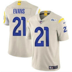 Youth Los Angeles Rams 21 Zach Evans Bone 2024 Vapor Untouchable Stitched Football Jersey