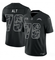 Men Los Angeles Chargers 76 Joe Alt Black F U S E 2026 Salute to Service Limited Stitched Football Jersey Men Los Angeles Chargers 76 Joe Alt Black F U S E 2026 Salute to Service Limited Stitched Football Jersey